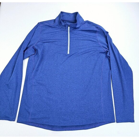 Kirkland Signature Size XL Men's 1/4 Zip Long Sleeve Turtle Neck Athleisure Top - Picture 1 of 8